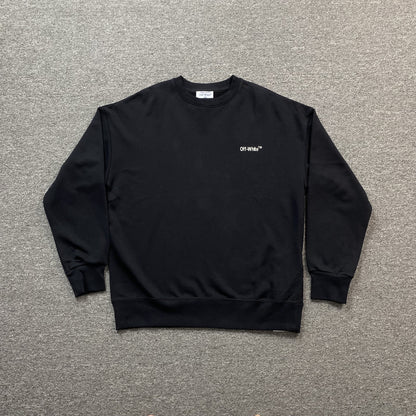 OFF WHITE MOON ARROW CREWNECK BLACK