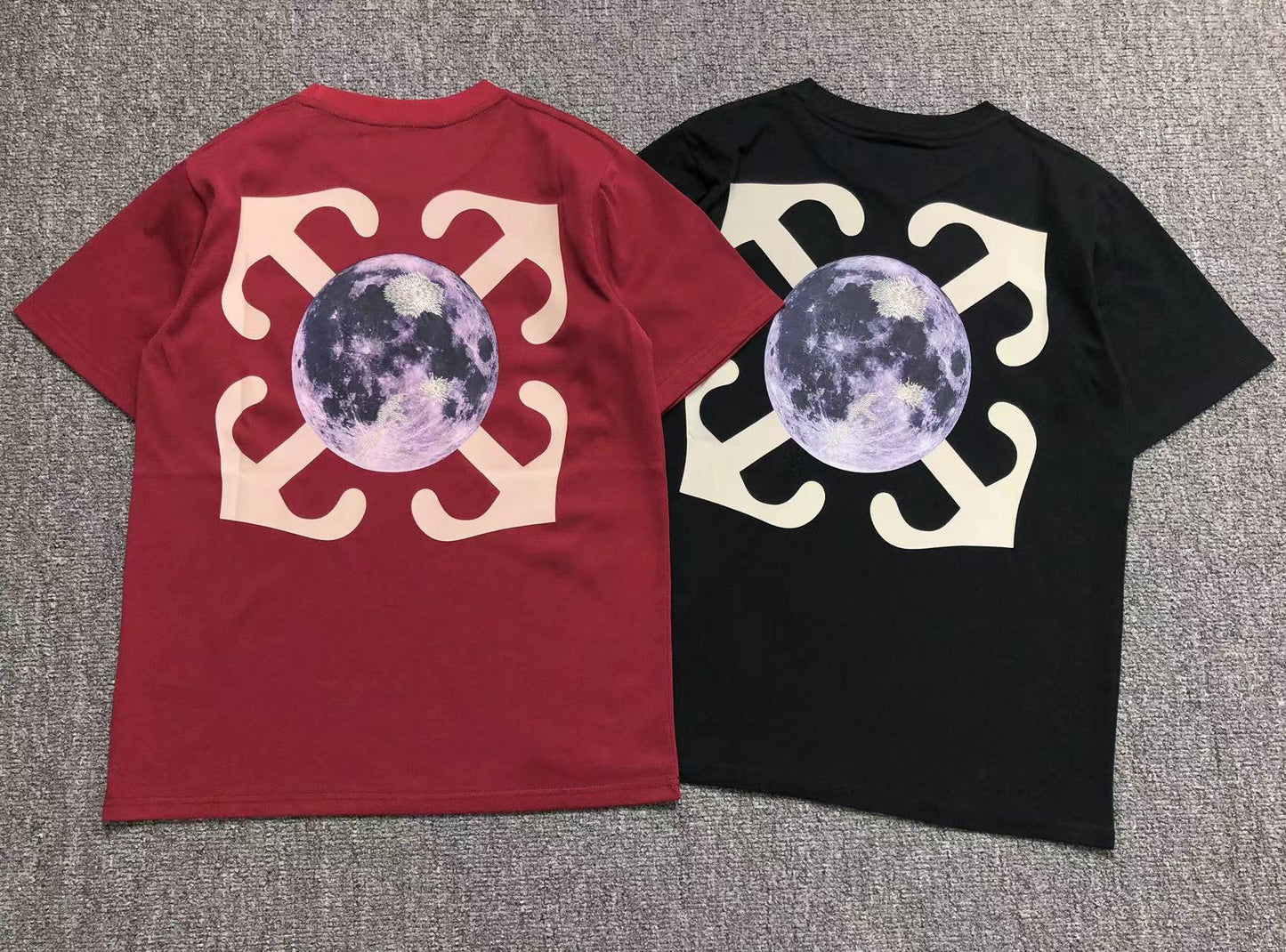 Off White Moon Arrow Tee Black