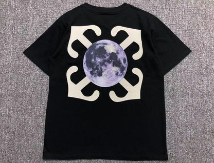 Off White Moon Arrow Tee Black