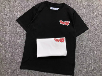 Off White Multi Logo Arrow Tee Black