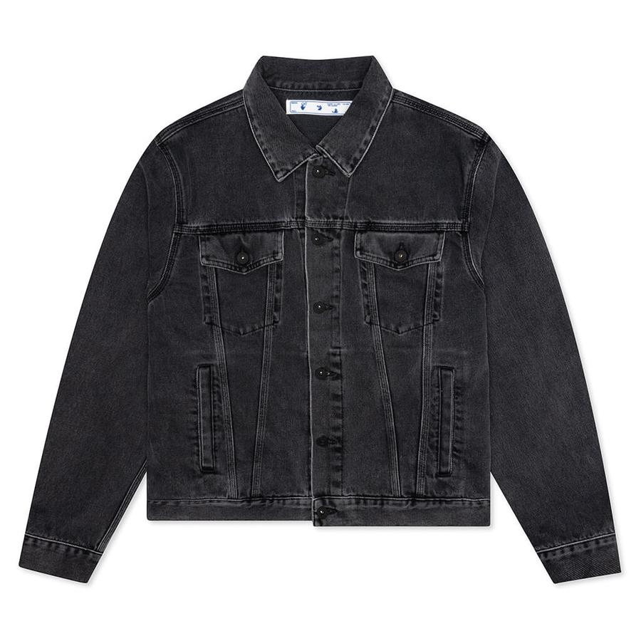 OFF WHITE NEGATIVE MARK DENIM JACKET