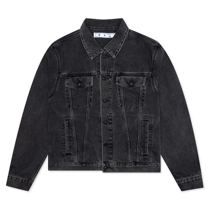 OFF WHITE NEGATIVE MARK DENIM JACKET