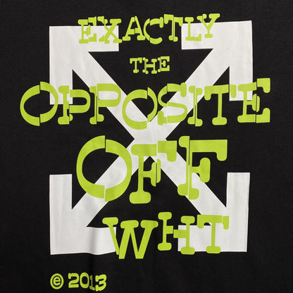 OFF WHITE OPPOSITE ARROW CREWNECK BLACK