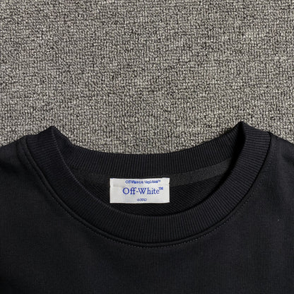 OFF WHITE OPPOSITE ARROW CREWNECK BLACK