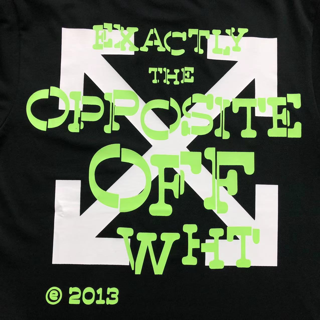 Off White Opposite Arrows Tee Black
