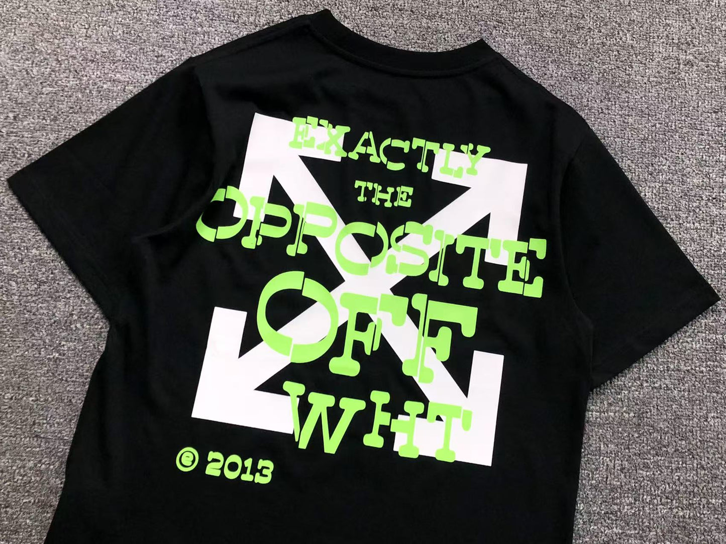 Off White Opposite Arrows Tee Black