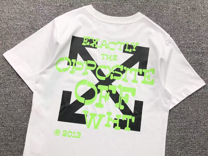 Off White Opposite Arrows Tee White