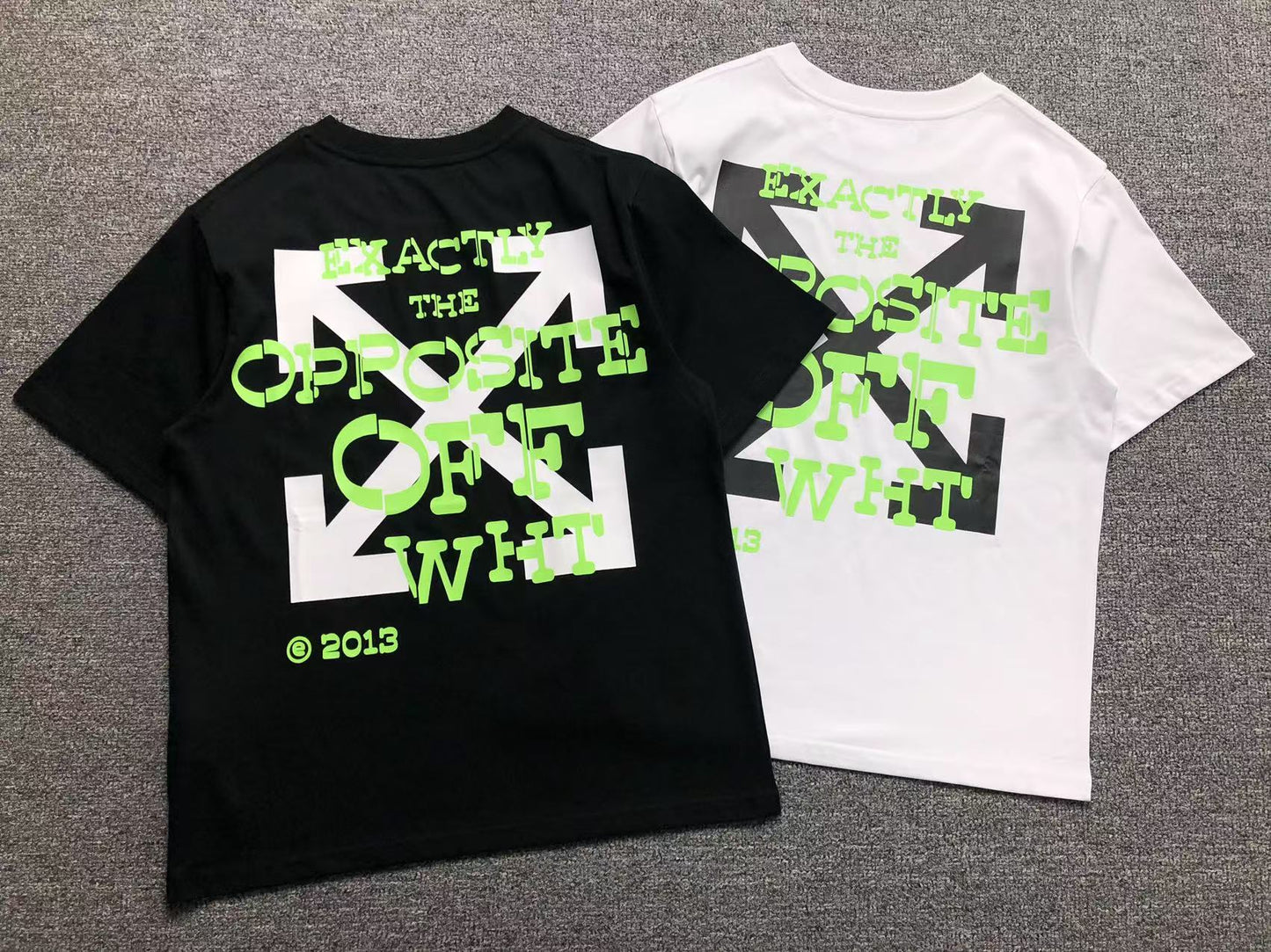 Off White Opposite Arrows Tee White