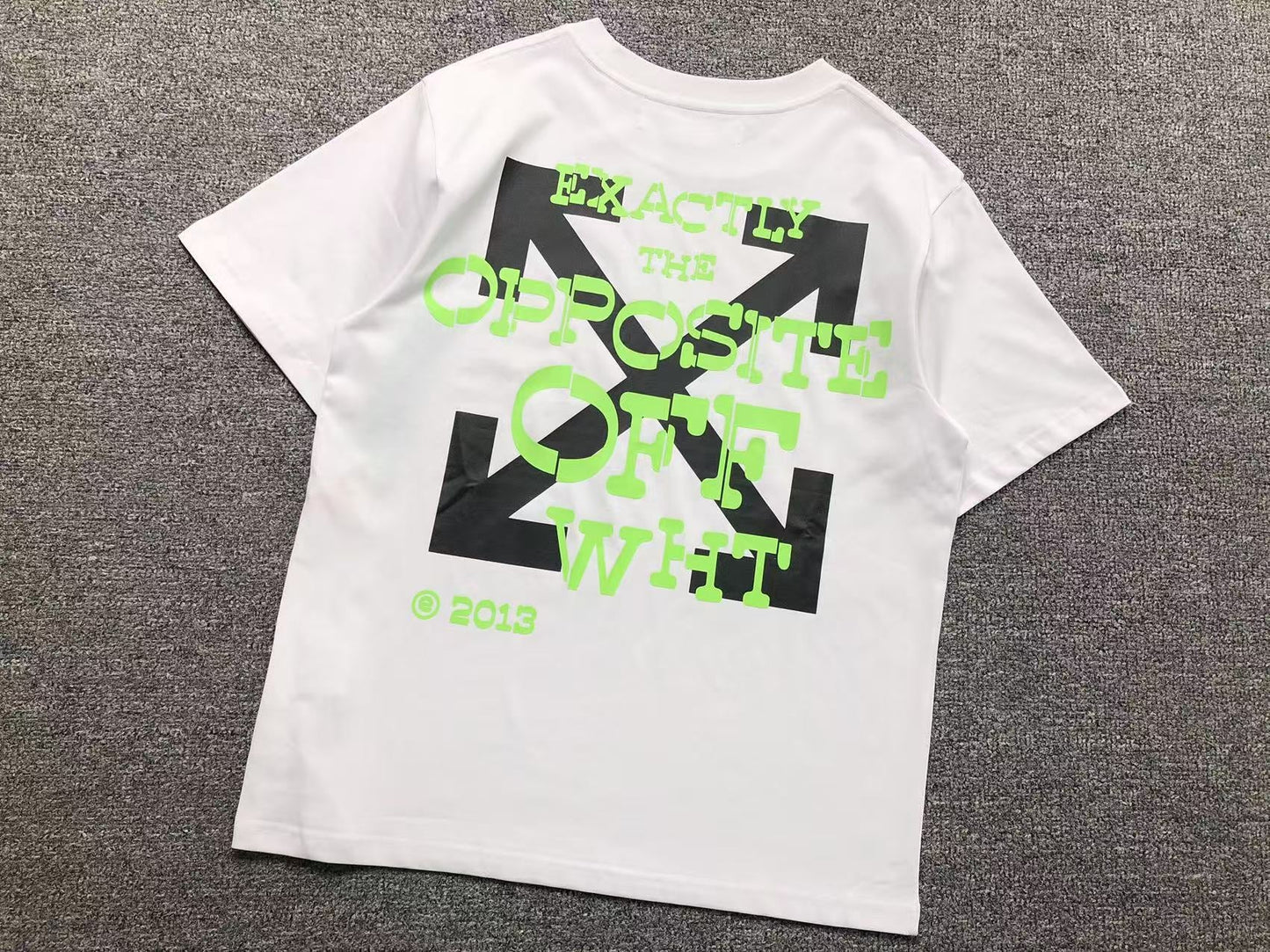 Off White Opposite Arrows Tee White