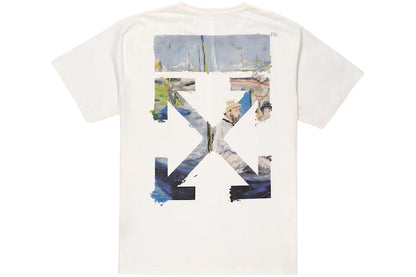 OFF-WHITE OVERSIZED DIAG ARROWS T-SHIRT WHITE/MULTICOLOR