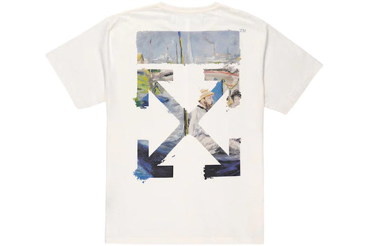 OFF-WHITE OVERSIZED DIAG ARROWS T-SHIRT WHITE/MULTICOLOR