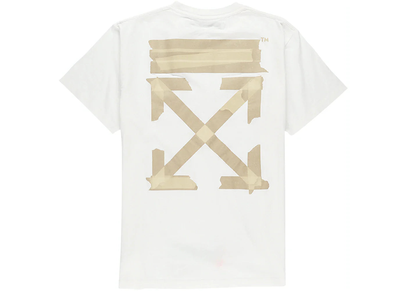 OFF-WHITE OVERSIZED TAPE ARROWS T-SHIRT WHITE