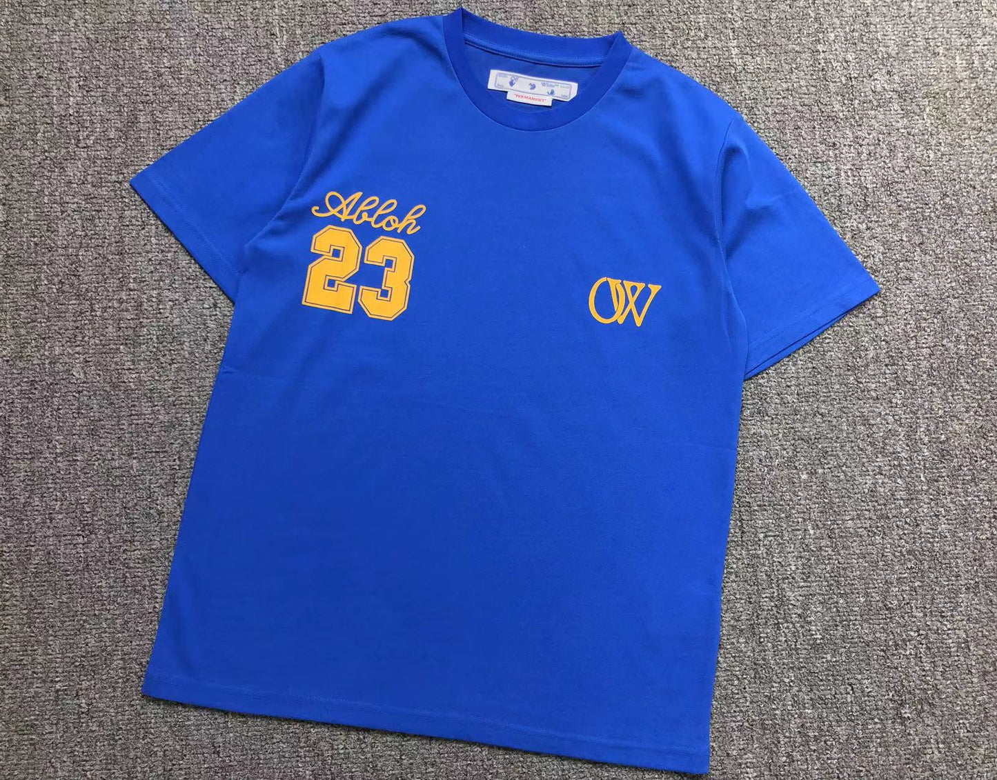 Off White OW 23 Tee Blue