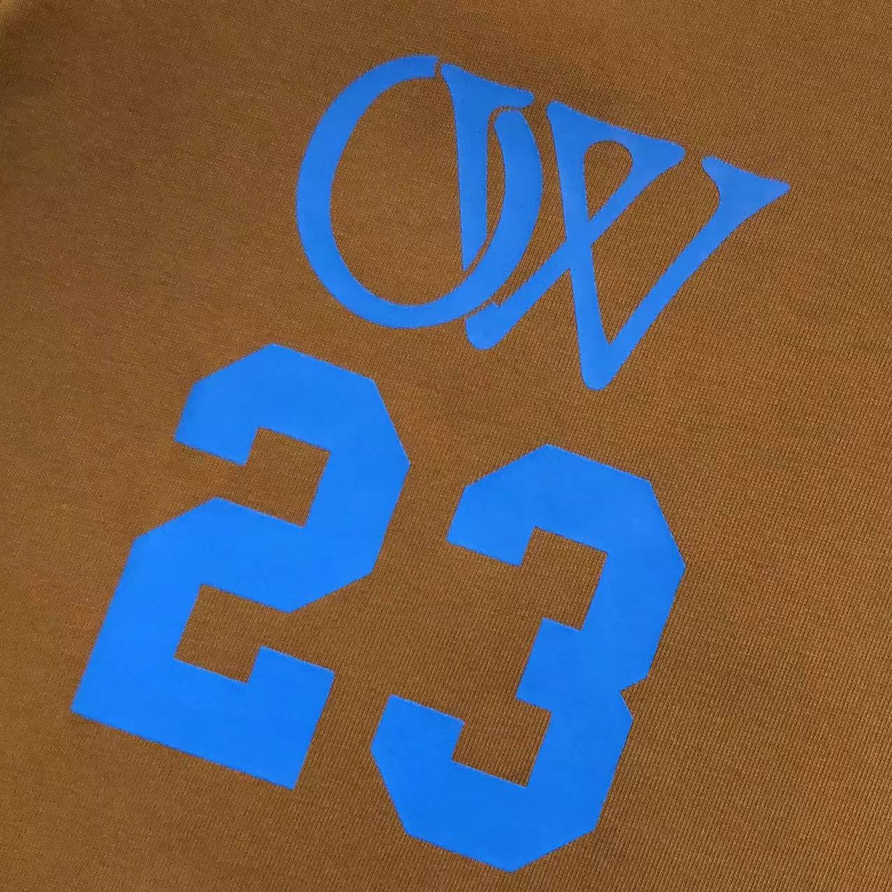 Off White OW 23 Tee Brown
