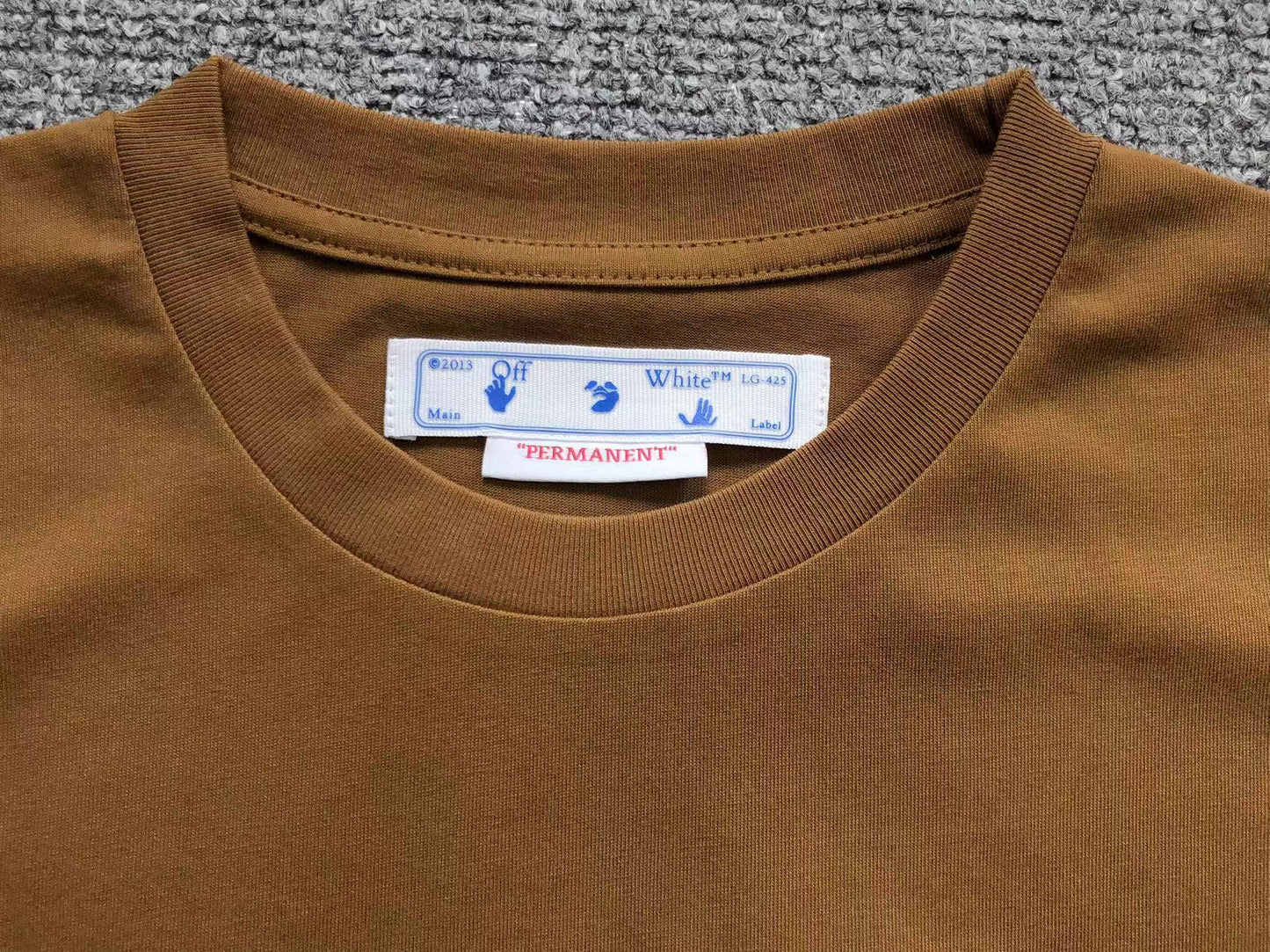 Off White OW 23 Tee Brown