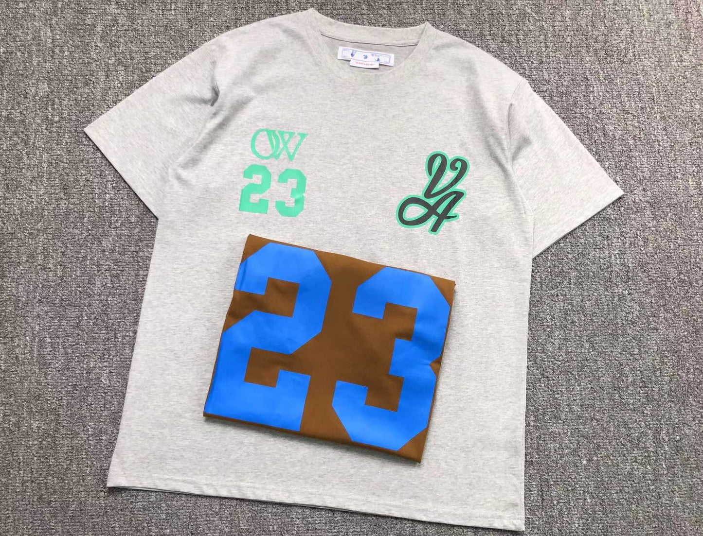 Off White OW 23 Tee Brown