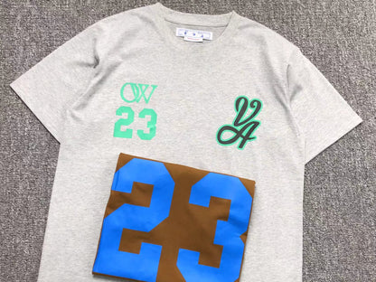 Off White OW 23 Tee Grey