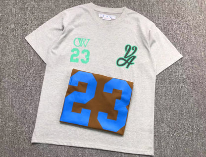 Off White OW 23 Tee Grey