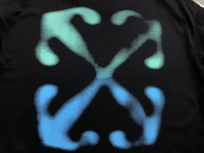 Off White Paint Arrow Tee Black