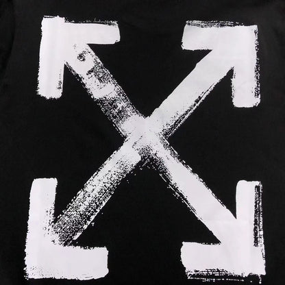 Off White Paint Arrow Tee Black