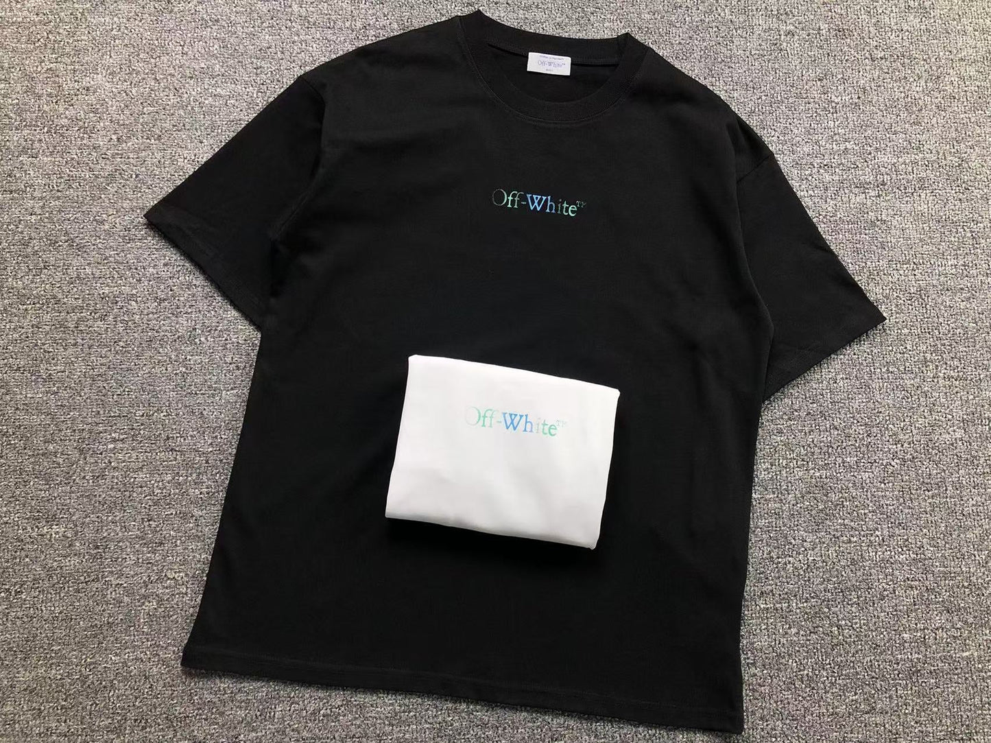 Off White Paint Arrow Tee Black