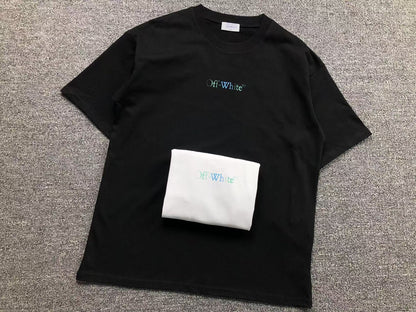 Off White Paint Arrow Tee Black