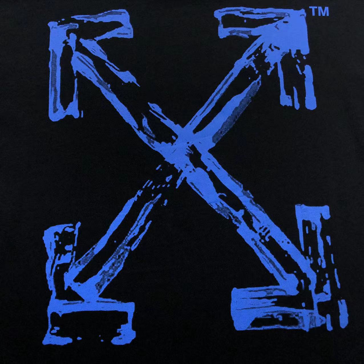 Off White Paint Arrow Tee Black