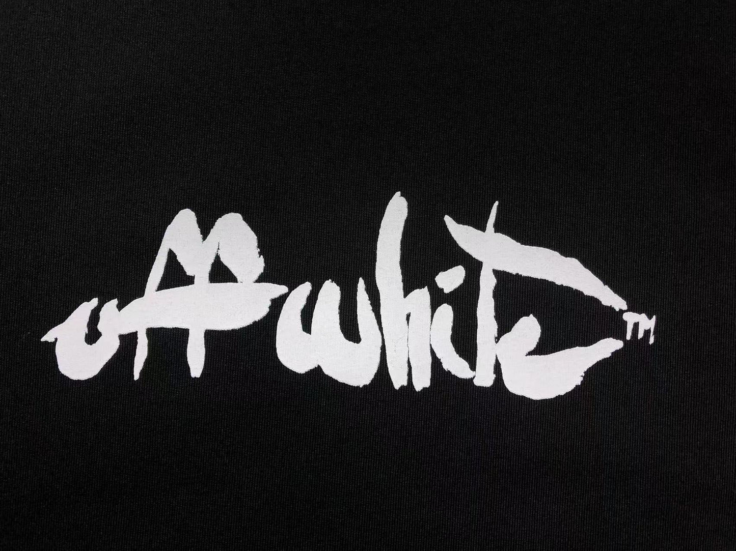 Off White Paint Arrow Tee Black