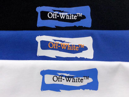 Off White Paint Arrow Tee Black
