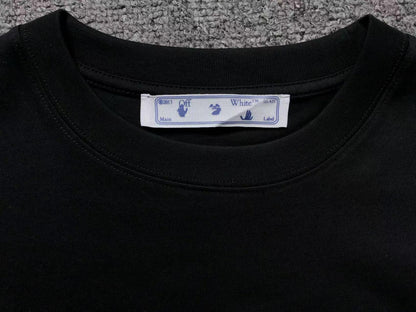 Off White Paint Arrow Tee Black