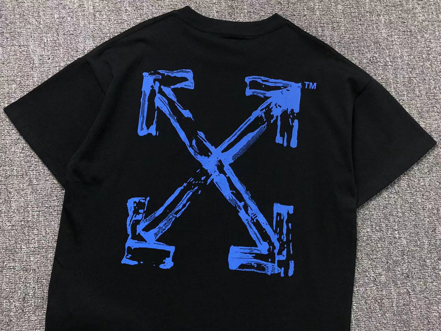 Off White Paint Arrow Tee Black