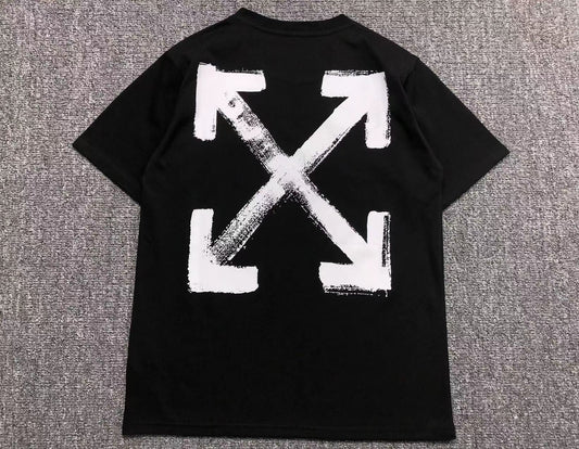 Off White Paint Arrow Tee Black