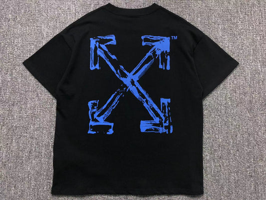 Off White Paint Arrow Tee Black