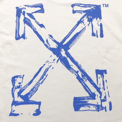 Off White Paint Arrow Tee White
