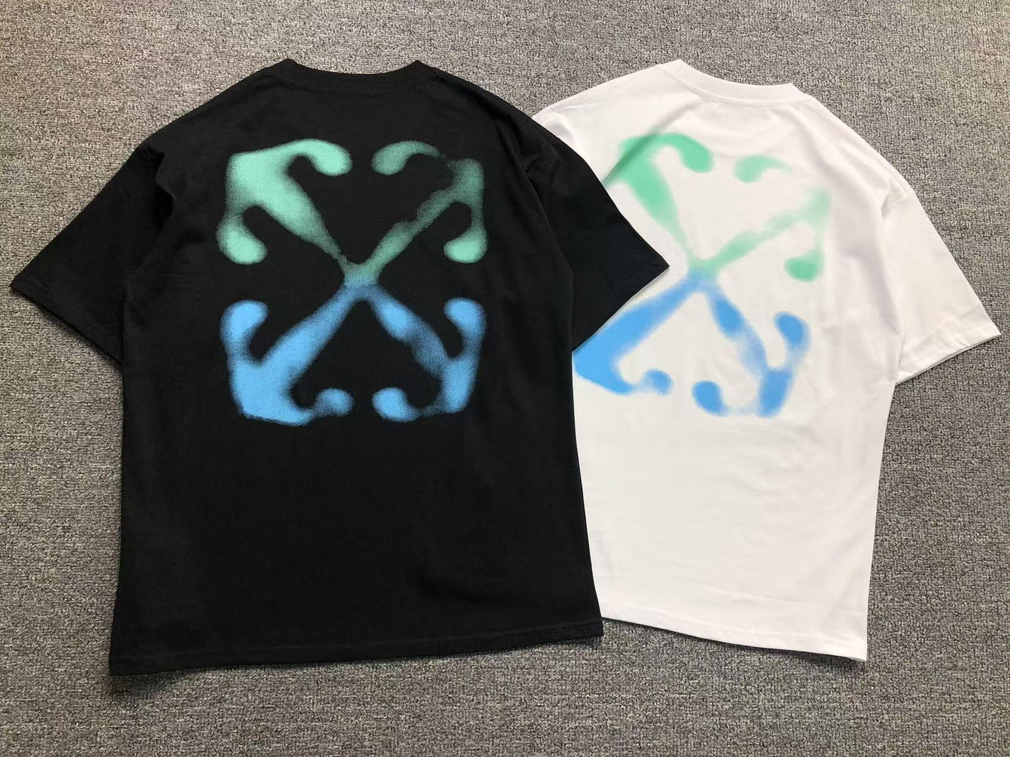 Off White Paint Arrow Tee White