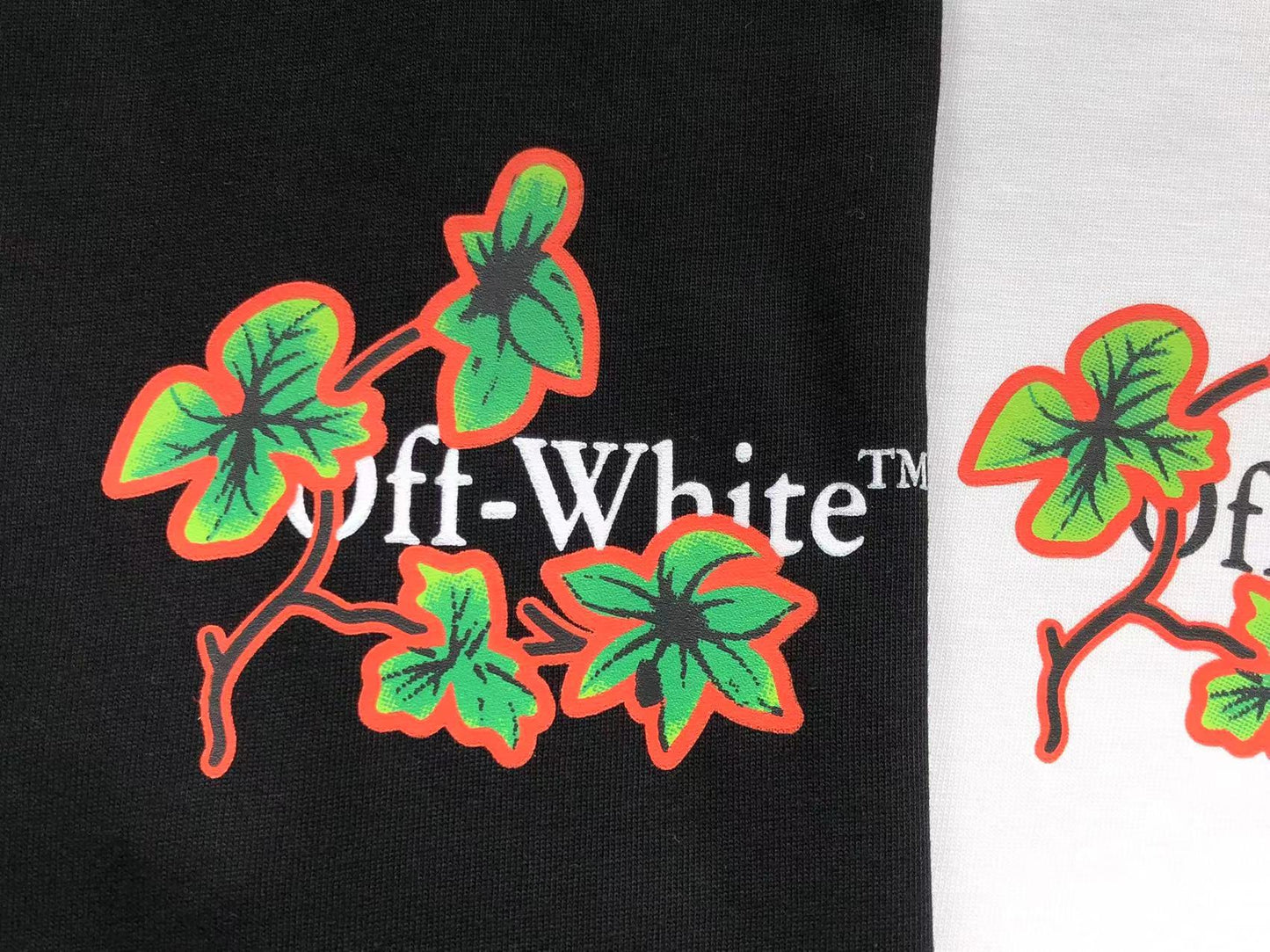Off White Ramage Flower Arrow Tee Black