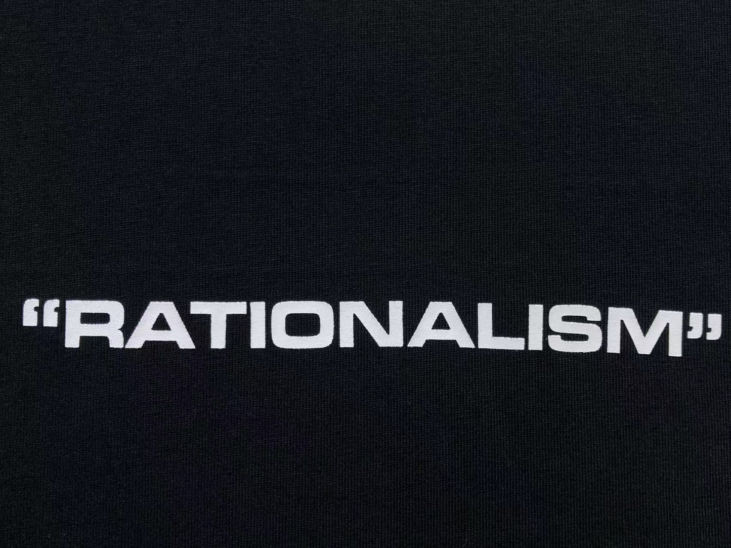 Off White Rationalism Tee Black