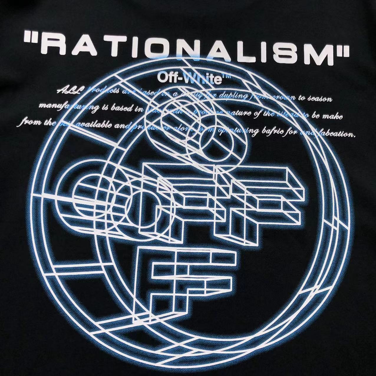 Off White Rationalism Tee Black