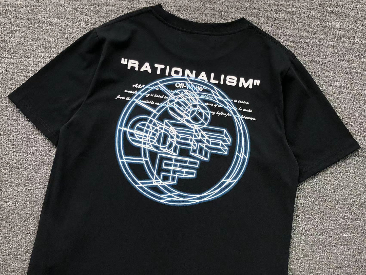 Off White Rationalism Tee Black