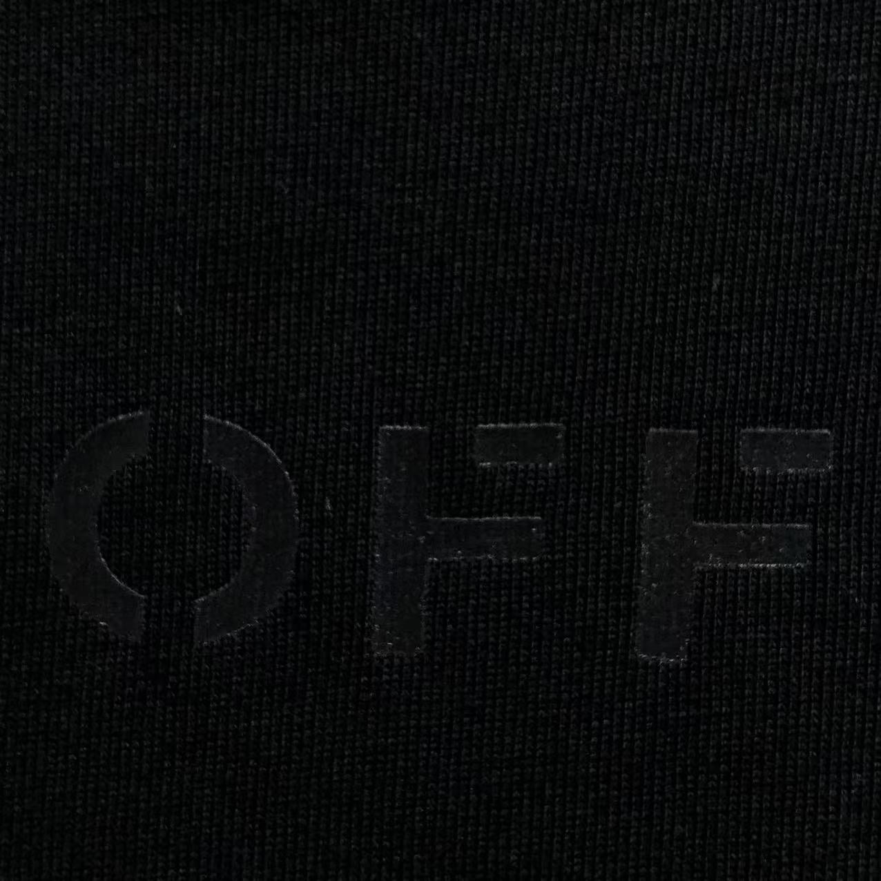 Off White Rubber Arrow Tee Black