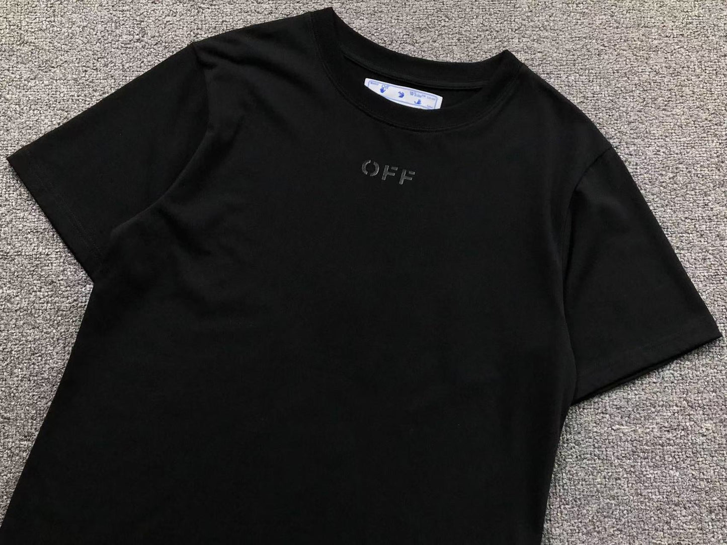 Off White Rubber Arrow Tee Black