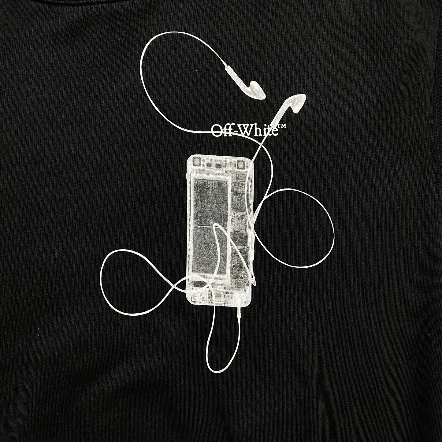 OFF WHITE SCAN ARROW CREWNECK BLACK