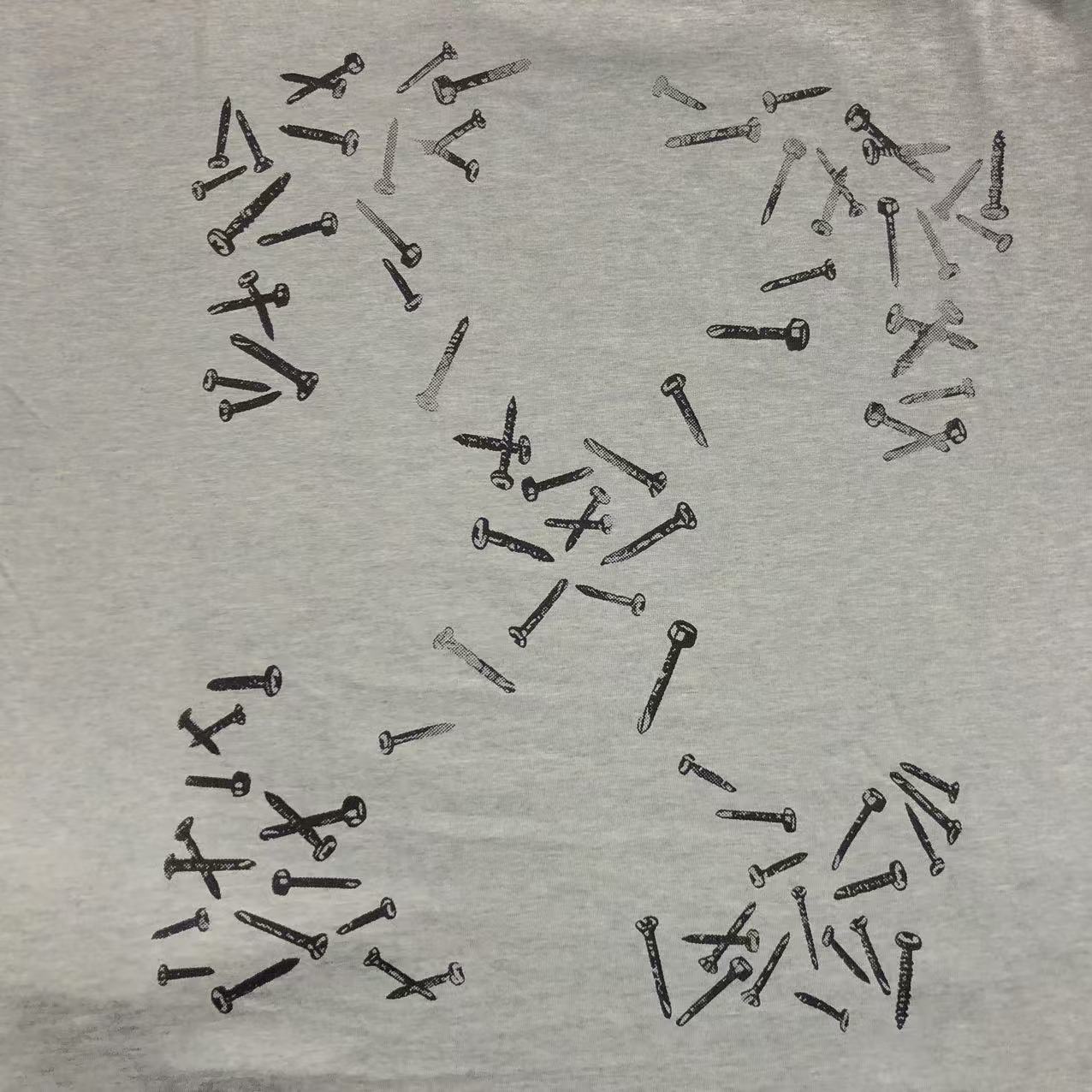 Off White Screws Arrow Tee Grey