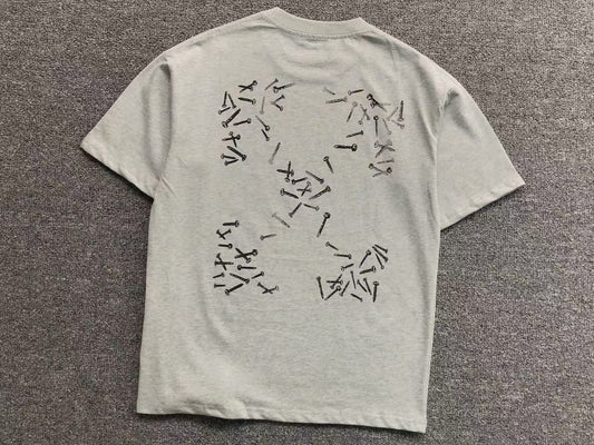 Off White Screws Arrow Tee Grey