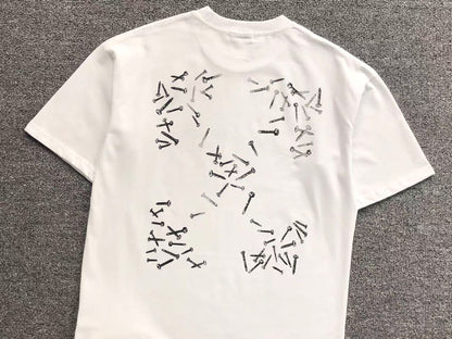 Off White Screws Arrow Tee White