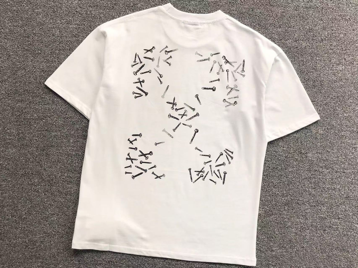 Off White Screws Arrow Tee White
