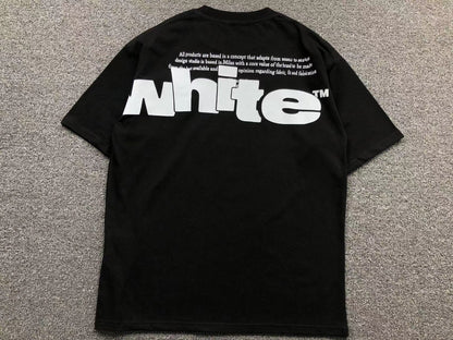Off White Shared Logo Tee Black