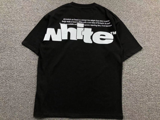 Off White Shared Logo Tee Black