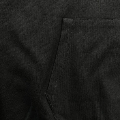 OFF WHITE SLOGAN HOODIE BLACK