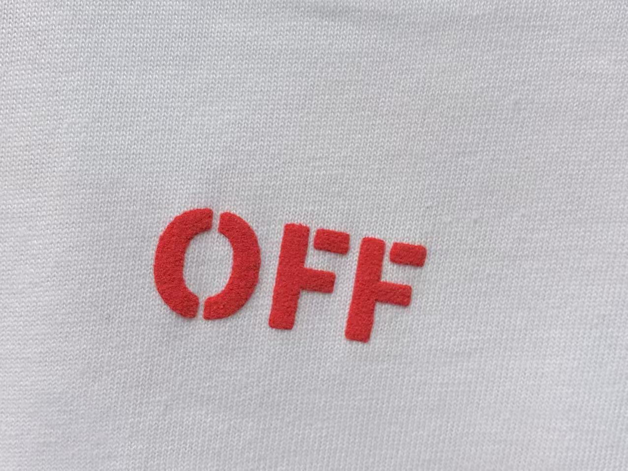 Off White Smile Arrow Tee White